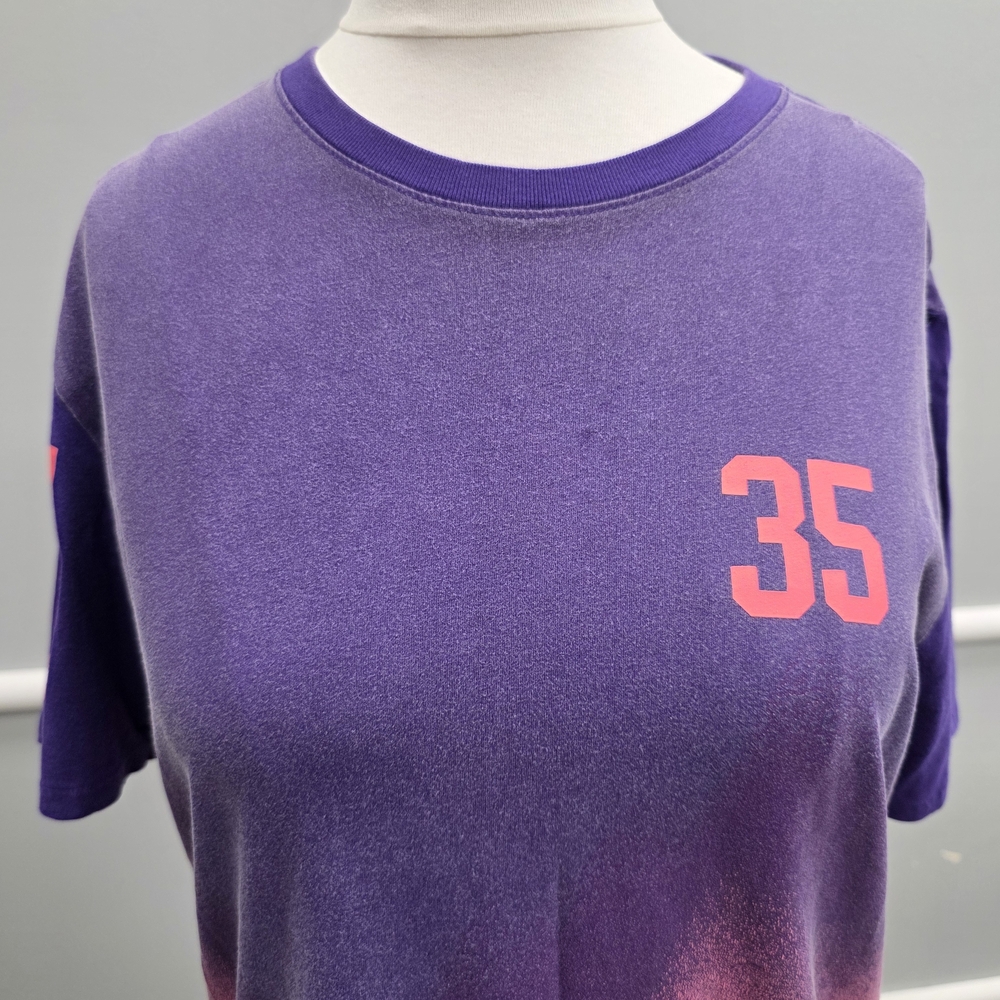 Nike Men's Kevin Durant Purple and Pink Gradient Tee 35 Logo - Picture 2 of 7